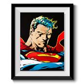 Peinture - Superman - Turquoise