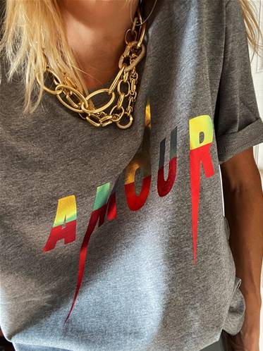Tee shirt - AMOUR - Métallic Red, Beatles