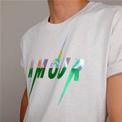 Tee shirt - AMOUR - Métallic Green, Rainbow