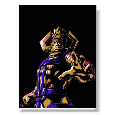 Peinture - Galactus - Pink, Gold