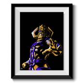 Peinture - Galactus - Blue, Gold