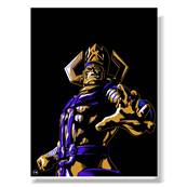 Peinture - Galactus - Blue, Gold