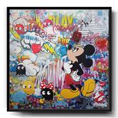 Peinture - Mickey M. Where's Love?