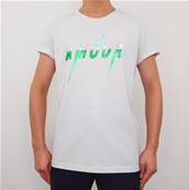 Tee shirt - AMOUR - Métallic Green, Rainbow