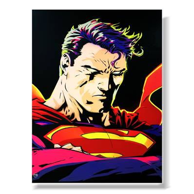 Peinture - Superman - Purple