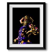 Peinture - Galactus - Pink, Gold