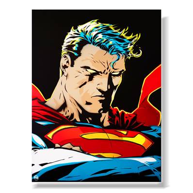 Peinture - Superman - Turquoise