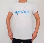 Tee shirt - AMOUR - Métallic Blue, Rainbow