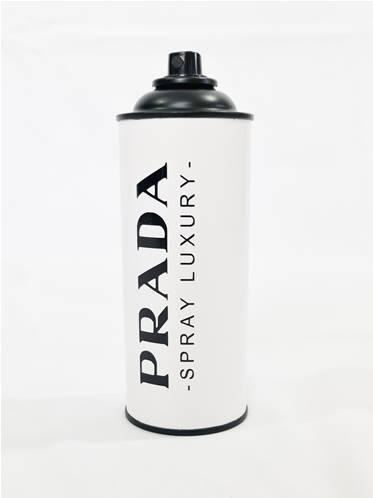 Bombe peinture PRADA B/W