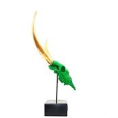 Sculpture - PoP Skull Green