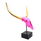 Sculpture - PoP Skull pink